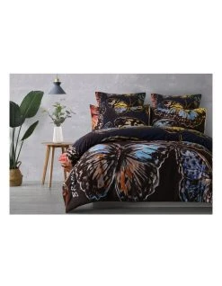 Best Pirce โญ Bromley Butterflies Quilt Cover Set Navy ๐