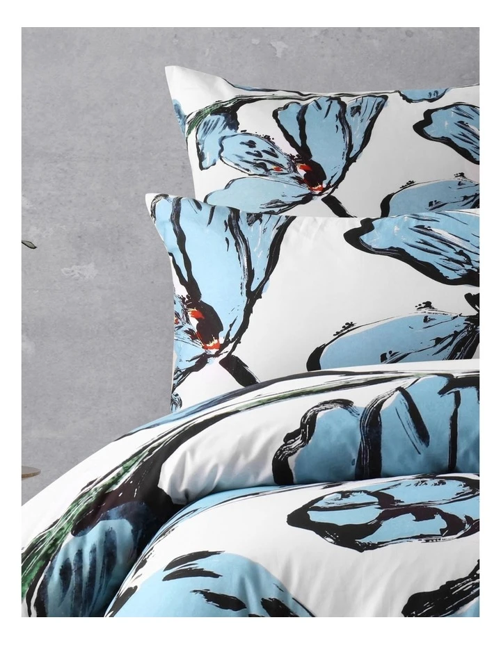 Cheap ๐ Bromley Flowers Quilt Cover Set Blue โค๏ธ 2 Cheap ๐ Bromley Flowers Quilt Cover Set Blue โค๏ธ - Image 2