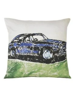 Deals ✔️ Bromley Vintage Car Cushion Blue 😍