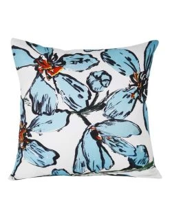 Budget ⌛ Bromley Flowers Cushion Blue 🎉