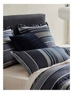Deals 💯 Private Collection Detroit Quilt Cover Set Navy ✨ -Bedroom Sales Store 839119690 3 720x928