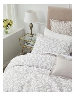 Best deal ⌛ Private Collection Marina Quilt Cover Set Linen 🧨 -Bedroom Sales Store 839120410 4 720x928