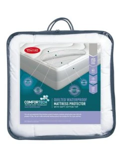 Deals 🔔 Tontine Comfortech Quilted Waterproof Mattress Protector 🧨