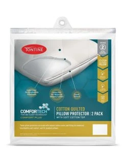 Brand new 🎉 Tontine Comfortech Quilted Waterproof Pillow Protector 2 Pack 🛒