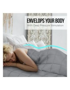 Top 10 🎉 Laura Hill Kids Heavy Weighted Blanket 7kg Grey ⌛ -Bedroom Sales Store 840049300 5 1 720x928