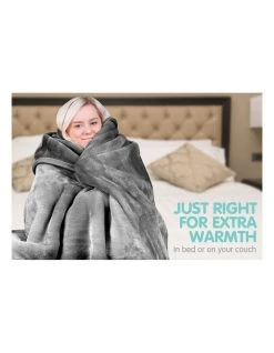 Best Sale ✨ Laura Hill 220 X 240cm Mink Blanket Double Sided Queen Soft Plush Bed Faux Throw Rug 800gsm 🥰 -Bedroom Sales Store 840049750 5 720x928