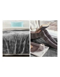 Best Sale ✨ Laura Hill 220 X 240cm Mink Blanket Double Sided Queen Soft Plush Bed Faux Throw Rug 800gsm 🥰 -Bedroom Sales Store 840049750 7 720x928