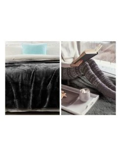 Cheap 🧨 Laura Hill 220 X 240cm Mink Blanket Double Sided Queen Soft Plush Bed Faux Throw Rug 800gsm 🥰 -Bedroom Sales Store 840050020 5 720x928