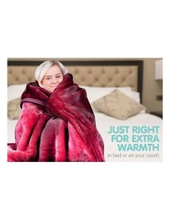 Cheap ✨ Laura Hill Mink Blanket Double Sided Queen Size Soft Plush Bed Faux Throw Rug 220 X 240cm 🎁 -Bedroom Sales Store 840050200 5 720x928