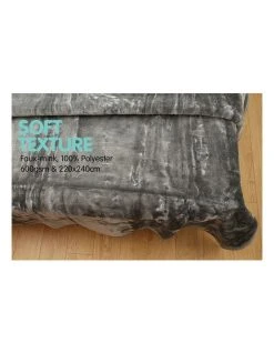 Outlet ❤️ Laura Hill Mink Blanket Double Sided Queen Size Soft Plush Bed Faux Throw Rug 220 X 240cm 🤩 -Bedroom Sales Store 840050290 4 720x928