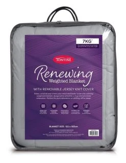 Best deal 👍 Tontine Weighted Blanket 7kg Grey 😍
