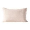 Promo 👏 Aura Home Vintage Linen Fringe Rectangle Cushion Shell ✔️