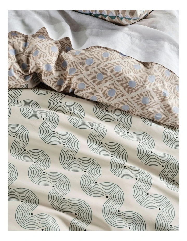 Flash Sale ✔️ Linen House Aida Quilt Cover Set Sky ✨ 2 Flash Sale ✔️ Linen House Aida Quilt Cover Set Sky ✨ - Image 2