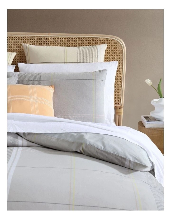 Discount ❤️ Linen House Cobain Quilt Cover Set Mineral ⭐ 2 Discount ❤️ Linen House Cobain Quilt Cover Set Mineral ⭐ - Image 2