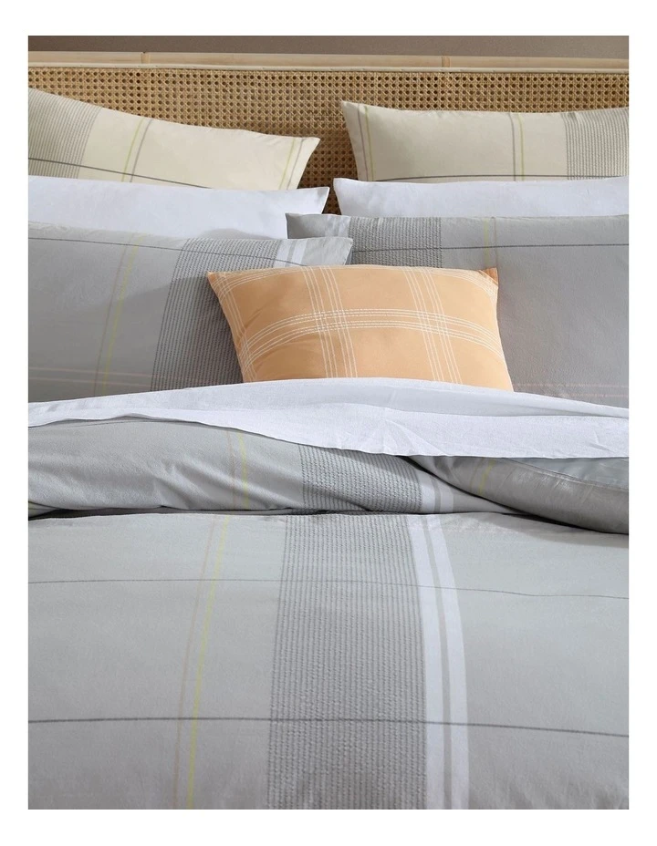 Discount ❤️ Linen House Cobain Quilt Cover Set Mineral ⭐ 3 Discount ❤️ Linen House Cobain Quilt Cover Set Mineral ⭐ - Image 3