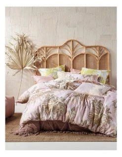 Deals ⭐ Linen House Harlow Quilt Cover Set Pink 🧨