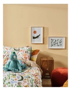 Discount 👏 Linen House Kids Tales And Scales Quilt Cover Set Aqua ⌛ -Bedroom Sales Store 840454210 6 720x928