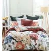Promo 👍 M.M Linen Blooming Quilt Cover Set Multicolour ✨