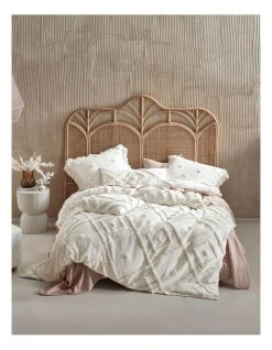 New ⌛ Linen House Adalyn Quilt Cover Set Beige ✔️