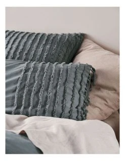 Promo ❤️ Linen House Dunaway Quilt Cover Set Petrol ⌛ -Bedroom Sales Store 841411270 841425760 5 720x928