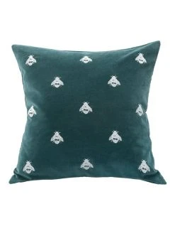 Buy ✔️ M.M Linen Buzz Cushion 30x50cm in Emerald 🥰