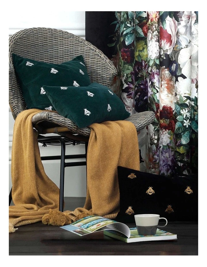 Buy ✔️ M.M Linen Buzz Cushion 30x50cm in Emerald 🥰 3 Buy ✔️ M.M Linen Buzz Cushion 30x50cm in Emerald 🥰 - Image 3