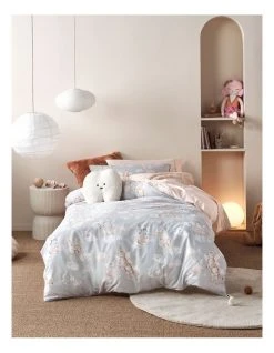 Budget 🔔 Linen House Kids Wish Upon A Tooth Fairy Quilt Cover Set in Grey 🔔