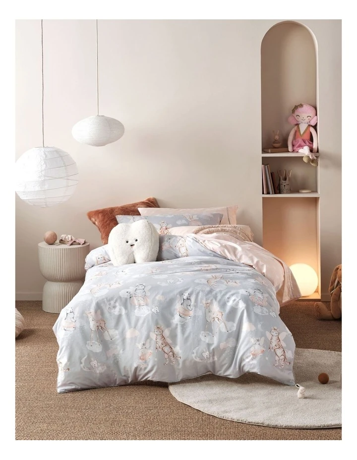 Budget ๐ Linen House Kids Wish Upon A Tooth Fairy Quilt Cover Set in Grey ๐ 1 Budget ๐ Linen House Kids Wish Upon A Tooth Fairy Quilt Cover Set in Grey ๐