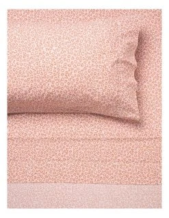 Buy 👍 Linen House 250TC Goldie Sheet Set in Rose ⭐ -Bedroom Sales Store 842034700 842027770 3 720x928
