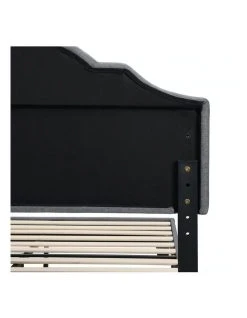 Flash Sale ❤️ IHOMDEC BEF02 Double Size Bed Frame Base Mattress Platform Grey ❤️ -Bedroom Sales Store 842432320 7 720x928