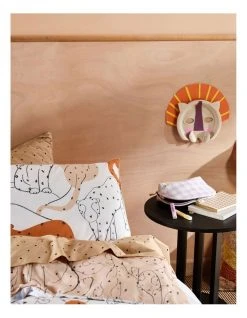 Discount ⌛ Linen House Kids Big Cats Quilt Cover Set Terracotta 👍 -Bedroom Sales Store 843087610 3 720x928