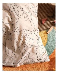 Discount ⌛ Linen House Kids Big Cats Quilt Cover Set Terracotta 👍 -Bedroom Sales Store 843087610 5 720x928
