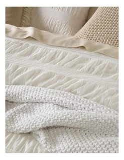 Flash Sale ✨ Australian House & Garden Yamba Seersucker Quilt Cover Set in White 🎉 -Bedroom Sales Store 843961150 3 720x928