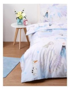 Cheapest 👍 Frozen Storybook Quilt Cover Set Light Blue ⭐