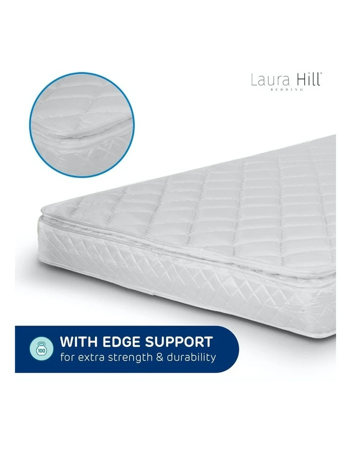 Wholesale ๐ Laura Hill Mattress Queen Size Pillow Top Pocket Spring High Density Foam 22cm ๐ 2 Wholesale ๐ Laura Hill Mattress Queen Size Pillow Top Pocket Spring High Density Foam 22cm ๐ - Image 2