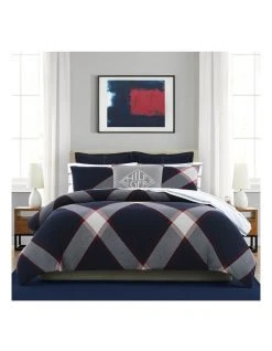 Best Pirce ๐ Tommy Hilfiger Home Tommy Club Quilt Cover Set Navy โจ