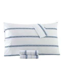 Top 10 ⌛ Tommy Hilfiger Home Stripe Sheet Set Vista Blue ❤️