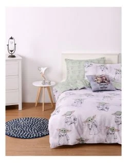 Outlet ✨ Star Wars Baby Yoda Quilt Cover Set Multicolour 😍