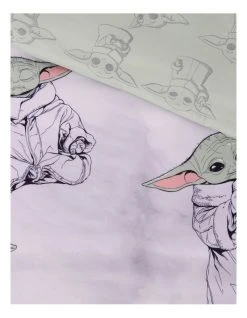 Outlet ✨ Star Wars Baby Yoda Quilt Cover Set Multicolour 😍 -Bedroom Sales Store 847319230 3 720x928