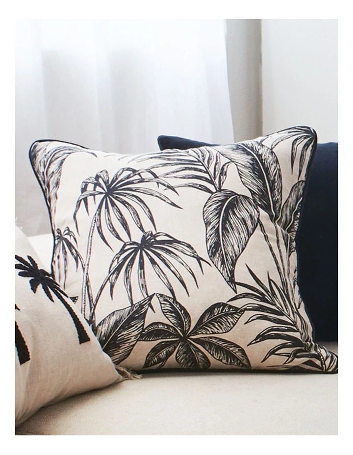 Brand new ๐ Madras Link Tahiti Black/Linen Cushion 55cm ๐ 4 Brand new ๐ Madras Link Tahiti Black/Linen Cushion 55cm ๐ - Image 4