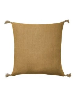 Best Pirce ✨ Madras Link Goa 55X55cm Cushion Mustard 🎁