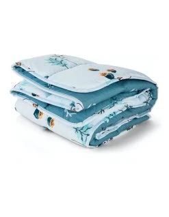 Flash Sale 🔔 Life Tree Kids Weighted Blanket - Light Blue Calming Blanket - 2.5kg ✔️