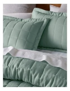 Cheapest 🤩 Australian House & Garden Sandy Cape Washed Belgian Linen Quilted Coverlet Eucalyptus 👍 5 Cheapest 🤩 Australian House & Garden Sandy Cape Washed Belgian Linen Quilted Coverlet Eucalyptus 👍 -Bedroom Sales Store 849720970 849721060 3 1 720x928