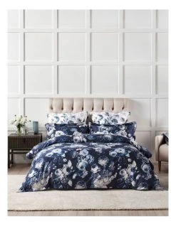 Flash Sale 🎁 Grace by Linen House Jardin Quilt Cover Set Navy ⌛
