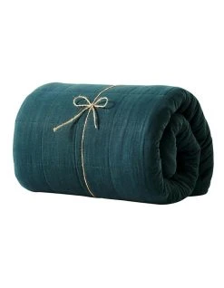 Cheap 😍 Aura Home Maison Vintage Bed Cover in Indian Teal 👍 -Bedroom Sales Store 851898970 851931460 3 720x928