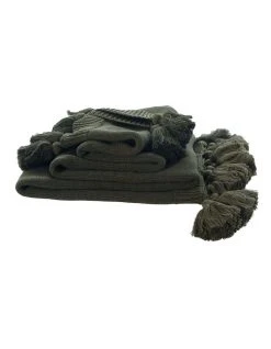 Cheapest 🧨 M.M Linen Birch Throw In Olive 👏