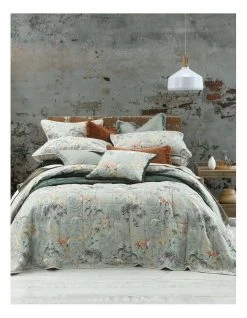 Wholesale 🔥 M.M Linen Briar Bed Cover Set In Sage ⭐