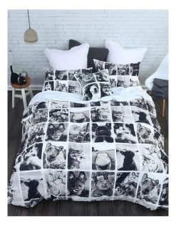 New 🔔 M.M Linen Selfies Quilt Cover Set In Multi 🌟