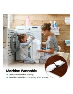 New 👏 Laura Hill Heated Electric Blanket Throw Rug Coral Warm Fleece Winter Brown 🌟 -Bedroom Sales Store 855666550 5 720x928