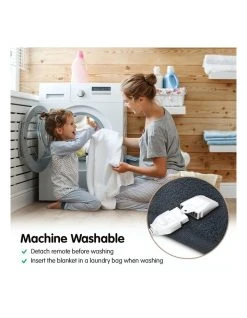 Coupon 🔥 Laura Hill Heated Electric Blanket Throw Rug Coral Warm Fleece Winter Grey 💯 -Bedroom Sales Store 855666640 5 720x928